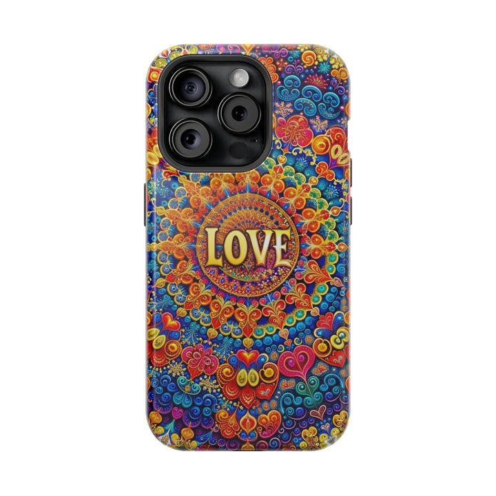 Vibrant Love Mandala - MagSafe Tough Case