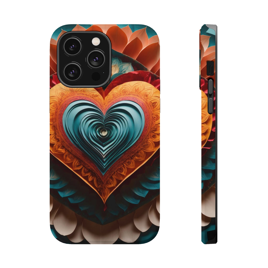 Layered Heart Artwork - MagSafe Tough Case