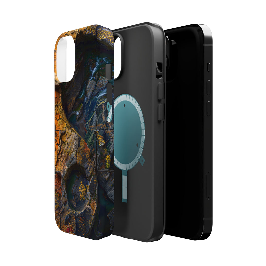 Autumn Geometric Contrast - MagSafe Tough Case