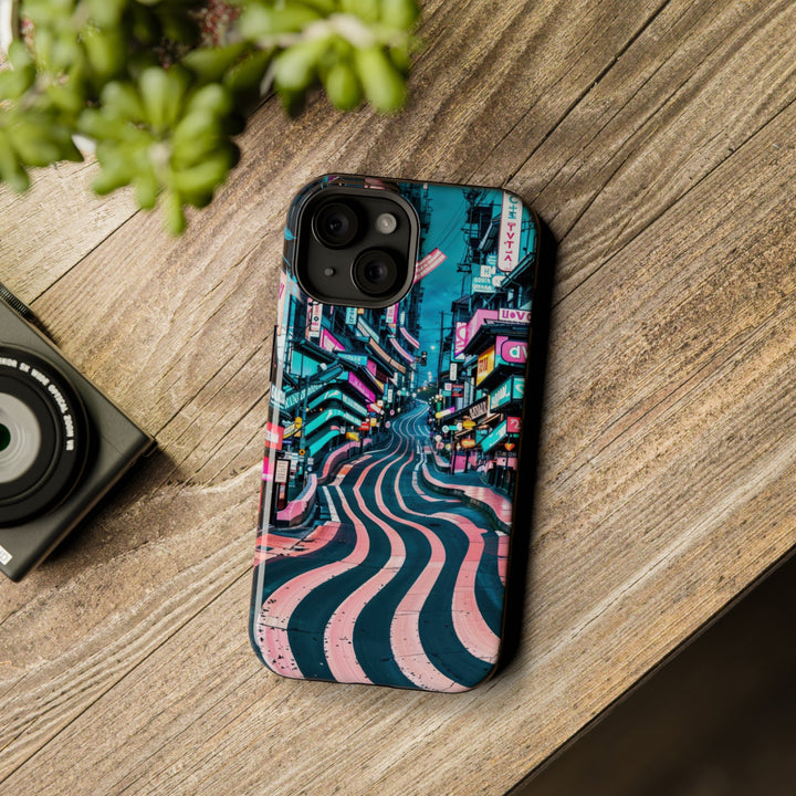 Vibrant Urban Waves - MagSafe Tough Case