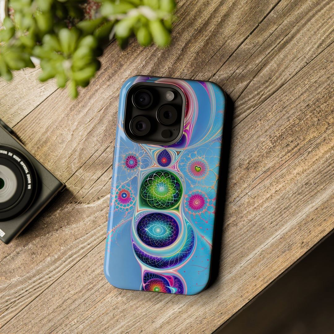 Vibrant Fractal Blossoms - MagSafe Tough Case