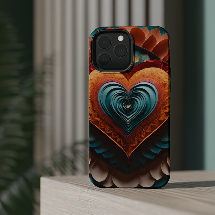 Layered Heart Artwork - MagSafe Tough Case