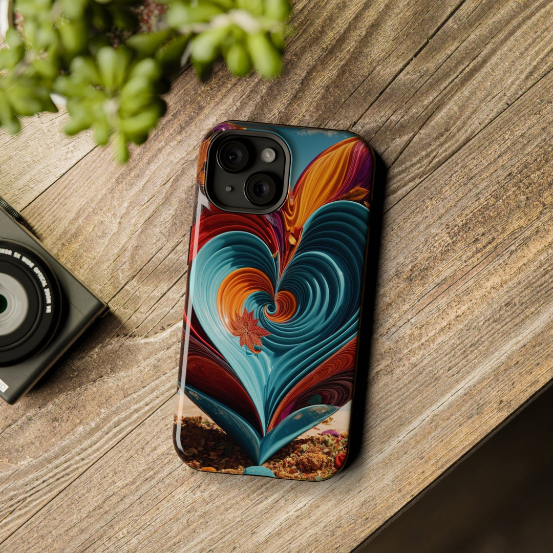 Vibrant Heart Spiral - MagSafe Tough Case