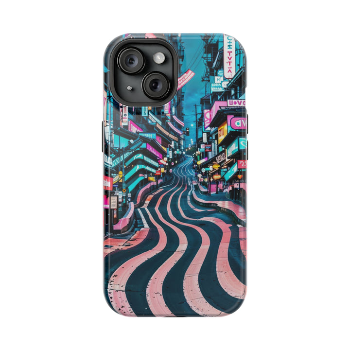 Vibrant Urban Waves - MagSafe Tough Case