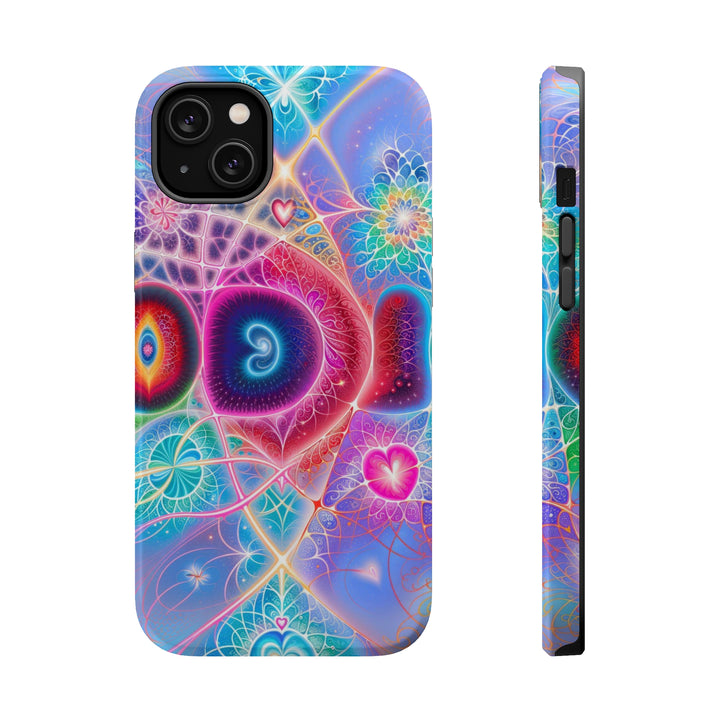 Vibrant Fractal Blossoms - MagSafe Tough Case