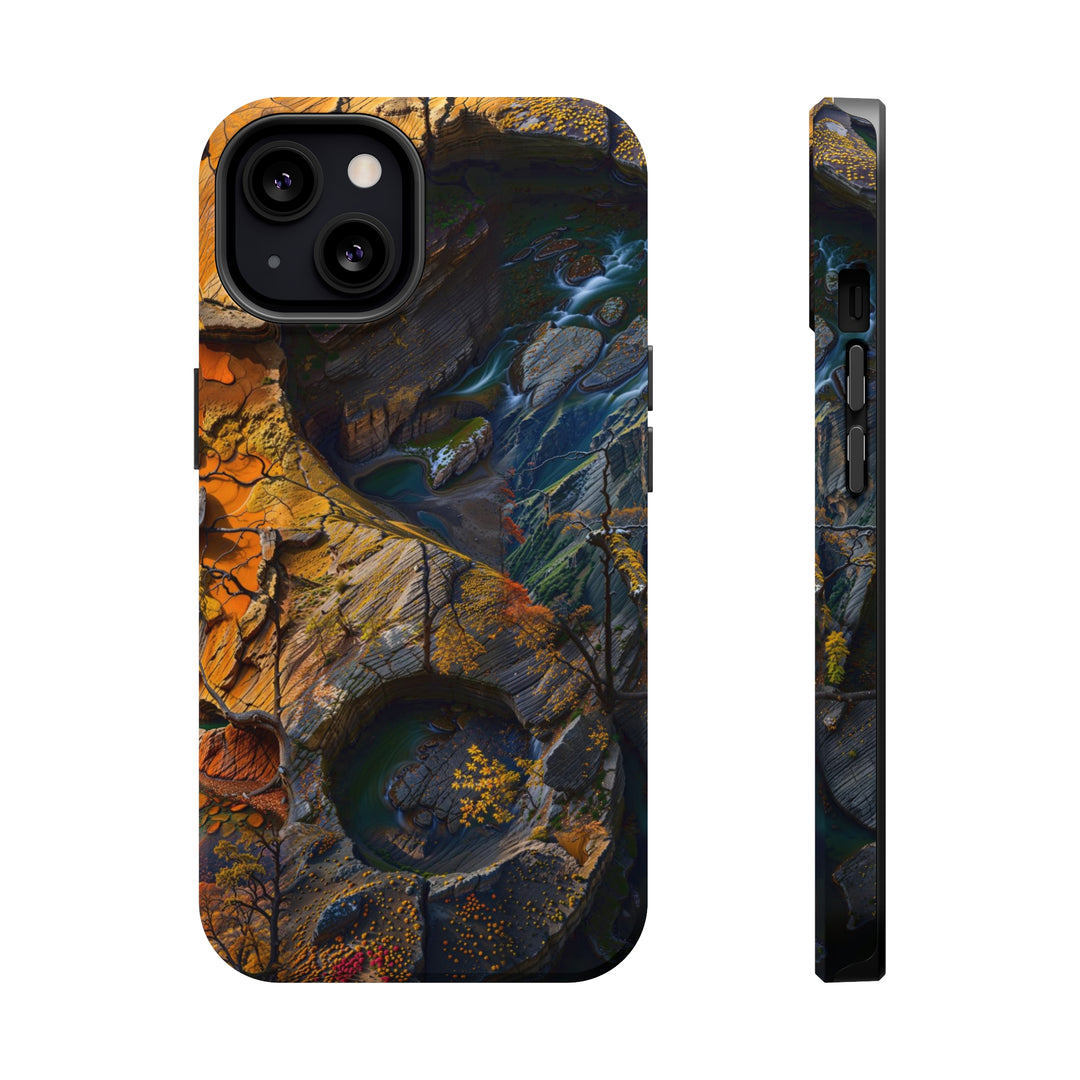 Autumn Geometric Contrast - MagSafe Tough Case