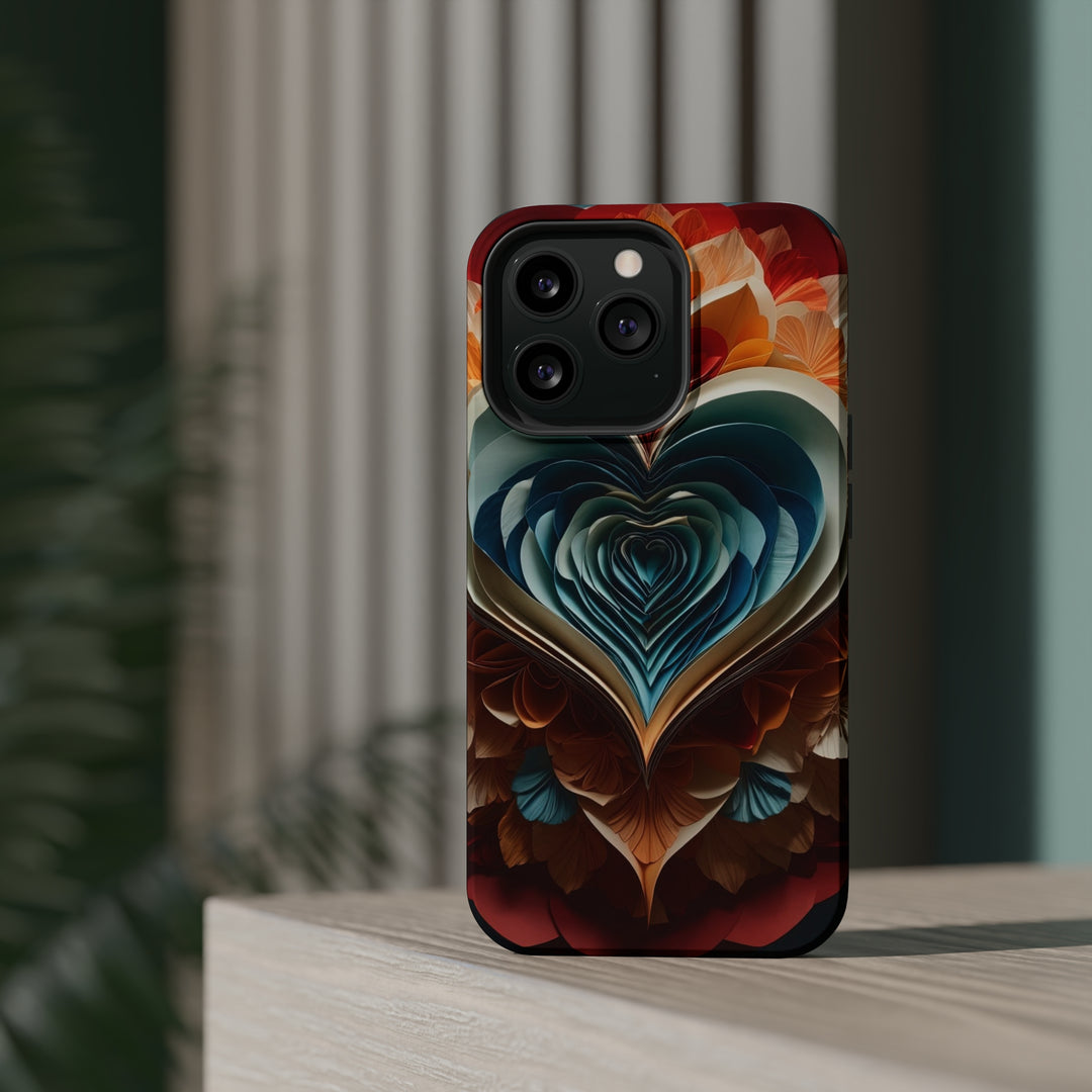 Blooming Heart Layers - MagSafe Tough Case