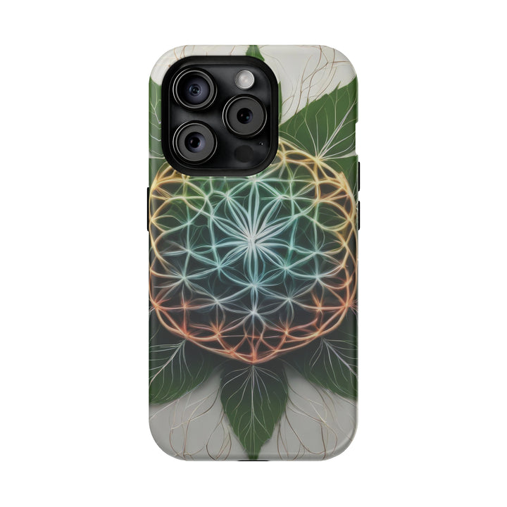 Vibrant Geometric Botanical - MagSafe Tough Case