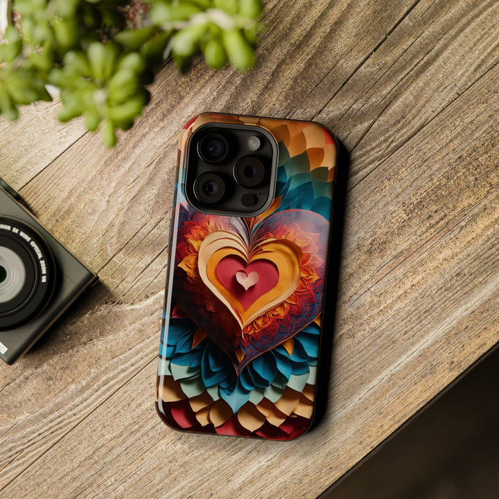 Radiant Heart Bloom - MagSafe Tough Case