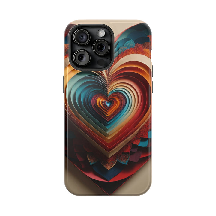 Vibrant Paper Heart - MagSafe Tough Case