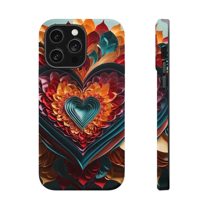 Multilayered Floral Heart - MagSafe Tough Case