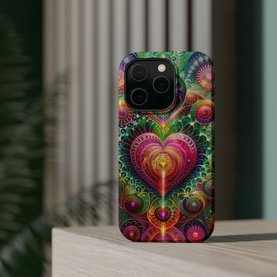 Kaleidoscopic Heart Symphony - MagSafe Tough Case