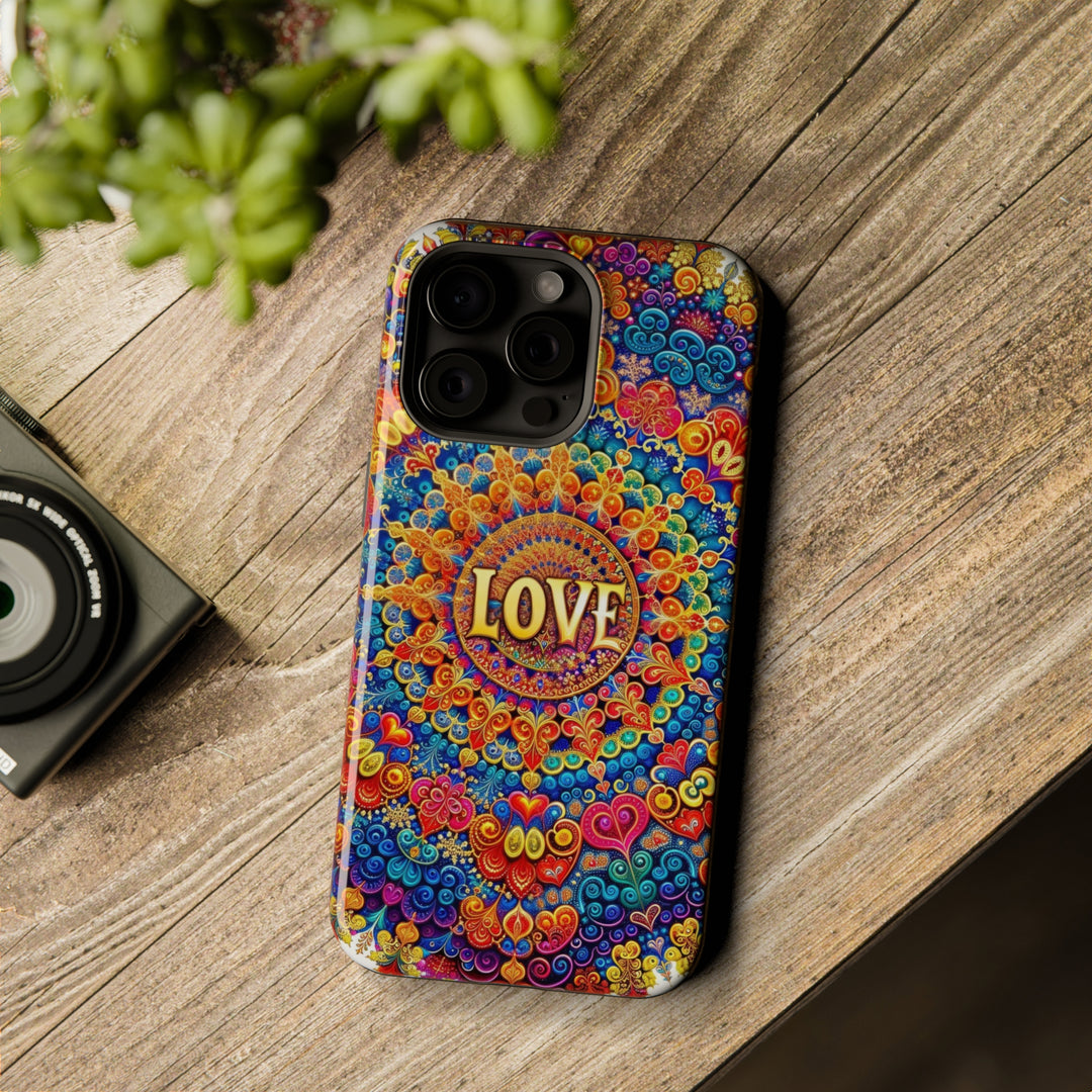 Vibrant Love Mandala - MagSafe Tough Case