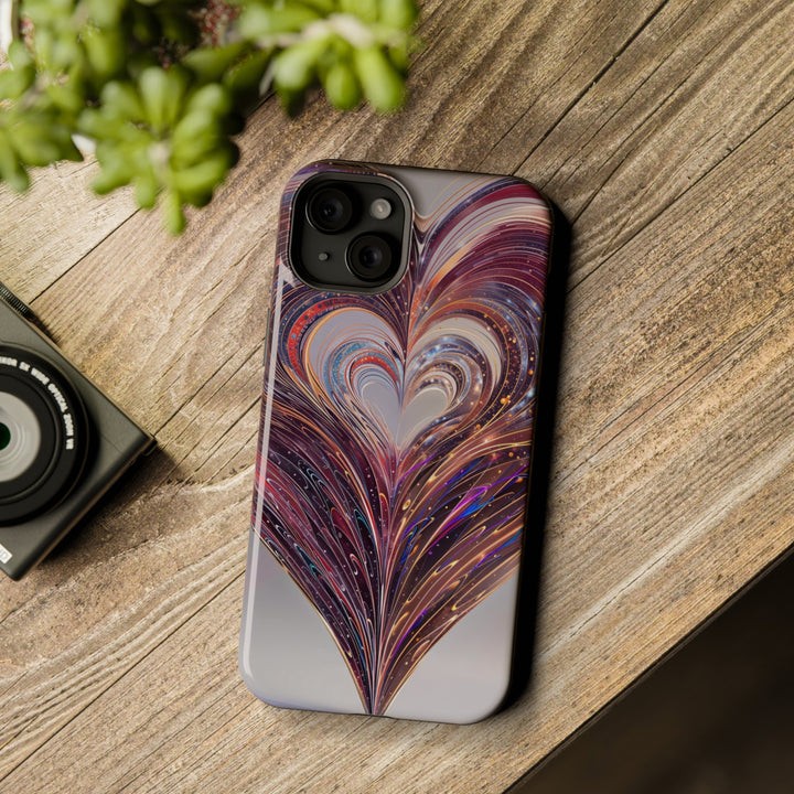 Luminous Swirling Heart - MagSafe Tough Case