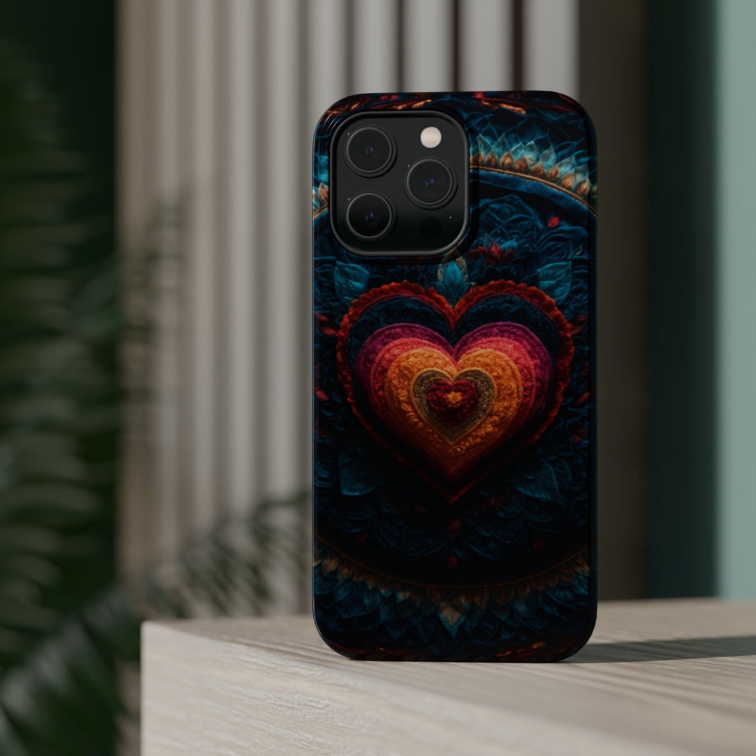 Nested Heart Tapestry - MagSafe Tough Case