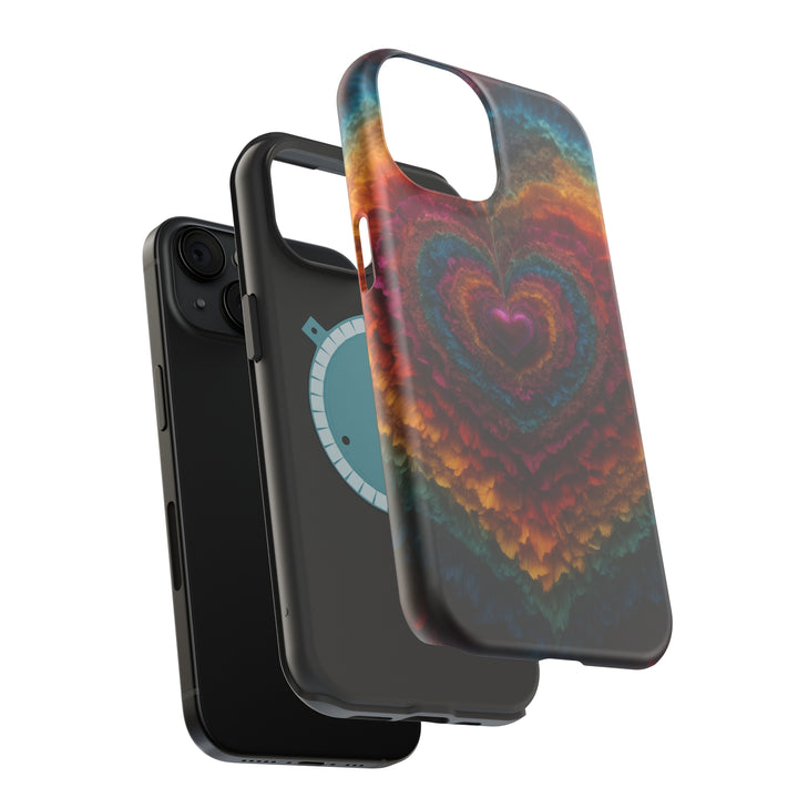 Vibrant Heart Layers - MagSafe Tough Case