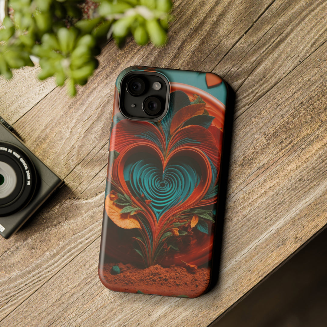 Vibrant Spiral Foliage - MagSafe Tough Case