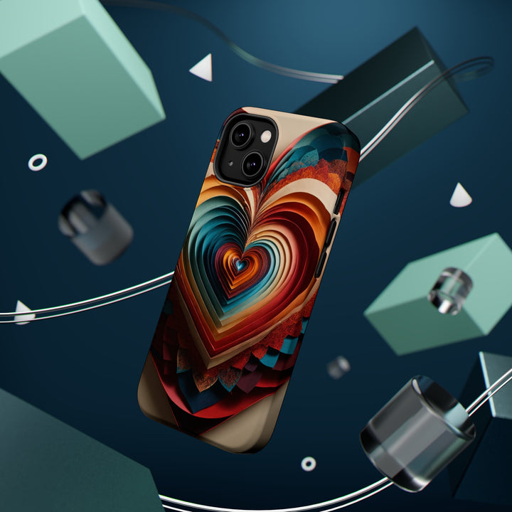 Vibrant Paper Heart - MagSafe Tough Case