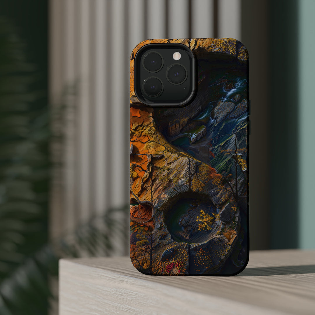 Autumn Geometric Contrast - MagSafe Tough Case