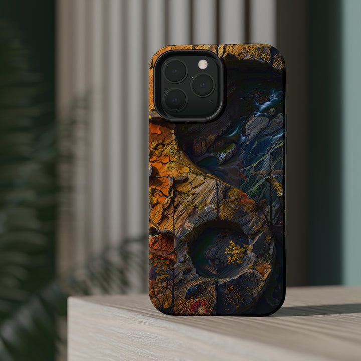 Autumn Geometric Contrast - MagSafe Tough Case