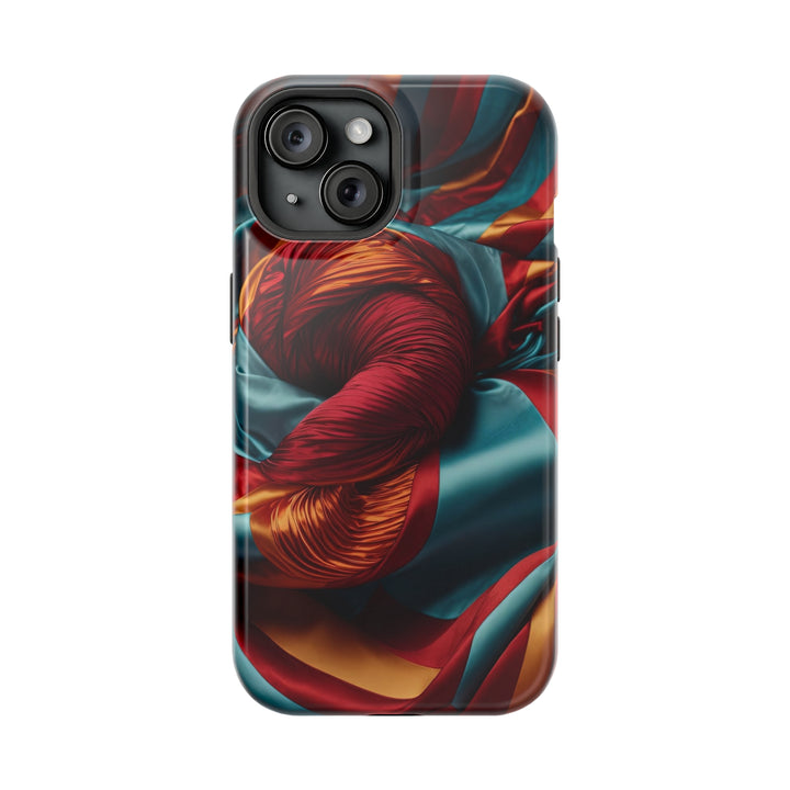 Vivid Silk Swirls - MagSafe Tough Case