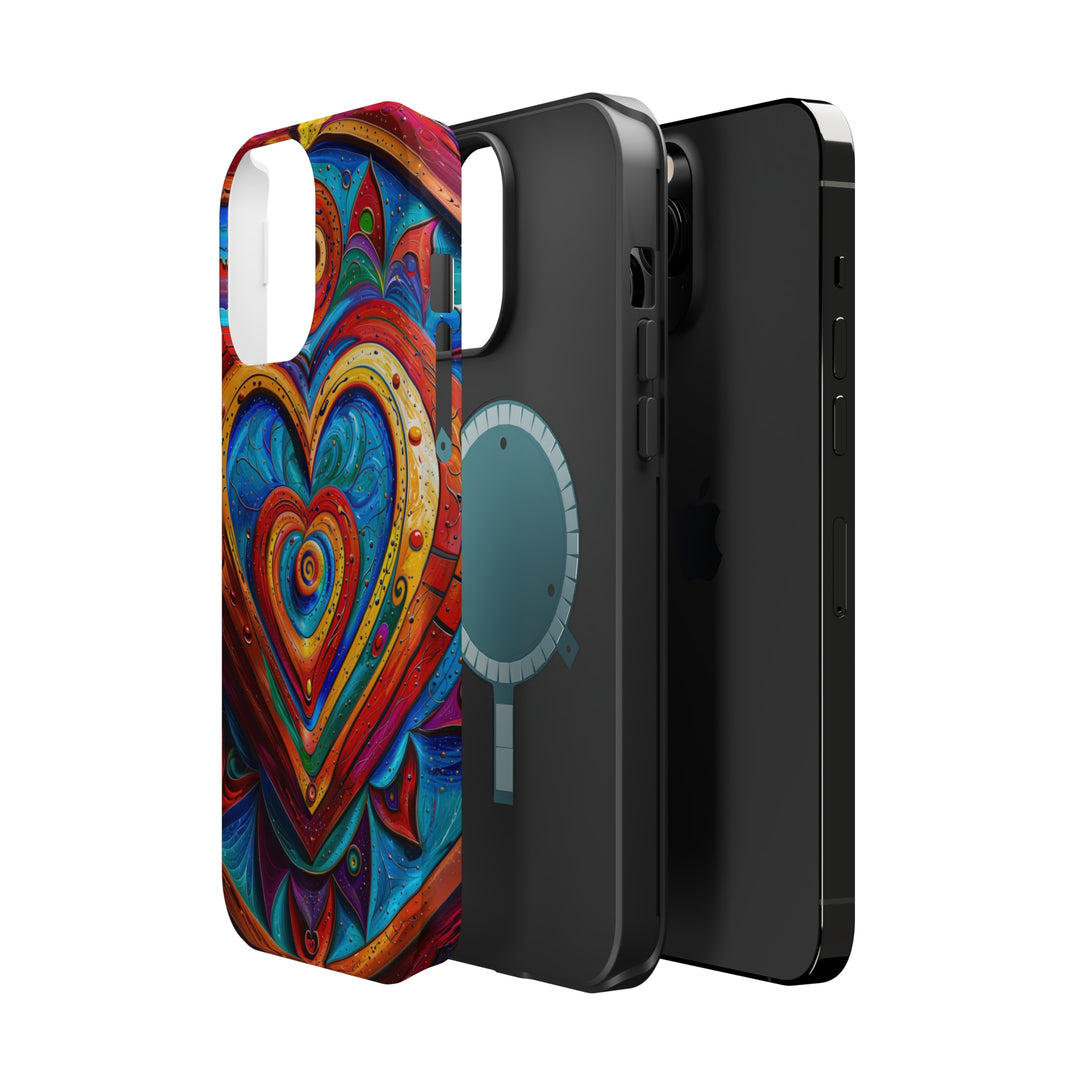 Vibrant Love Spiral - MagSafe Tough Case