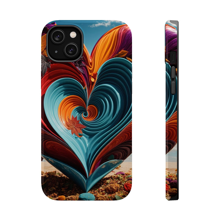 Vibrant Heart Spiral - MagSafe Tough Case