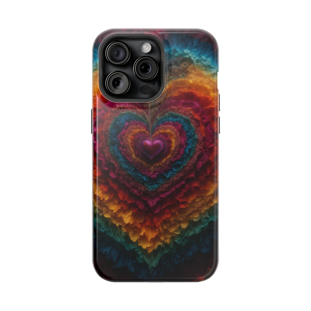 Vibrant Heart Layers - MagSafe Tough Case