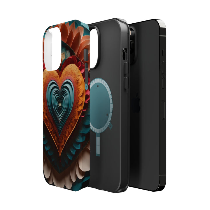 Layered Heart Artwork - MagSafe Tough Case