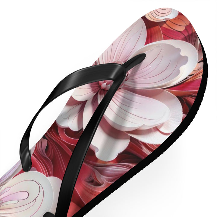 Swirling Floral Abundance - Flip Flops