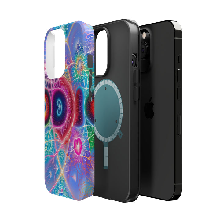 Vibrant Fractal Blossoms - MagSafe Tough Case