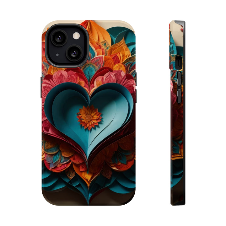 Colorful Heart Blossoms - MagSafe Tough Case