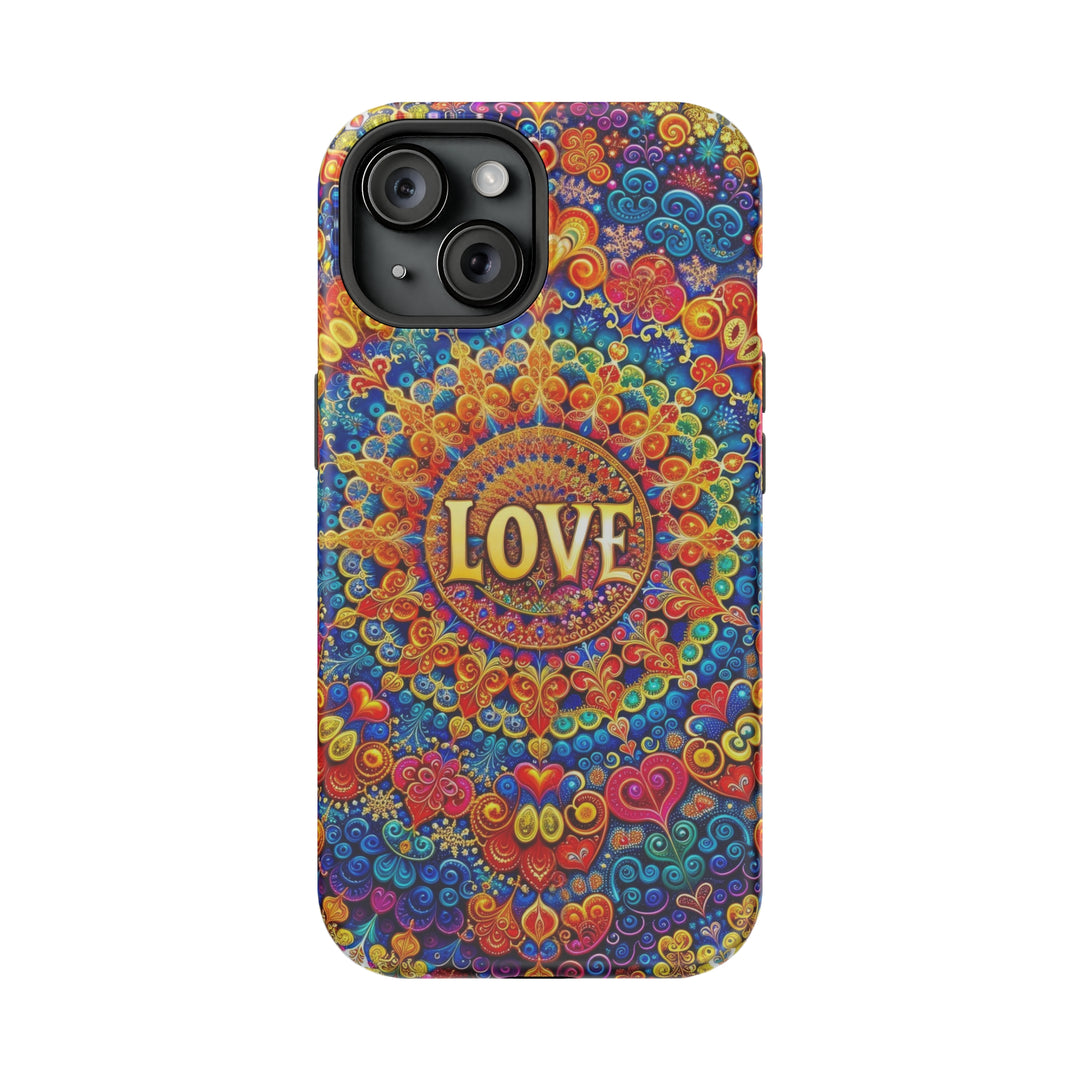 Vibrant Love Mandala - MagSafe Tough Case