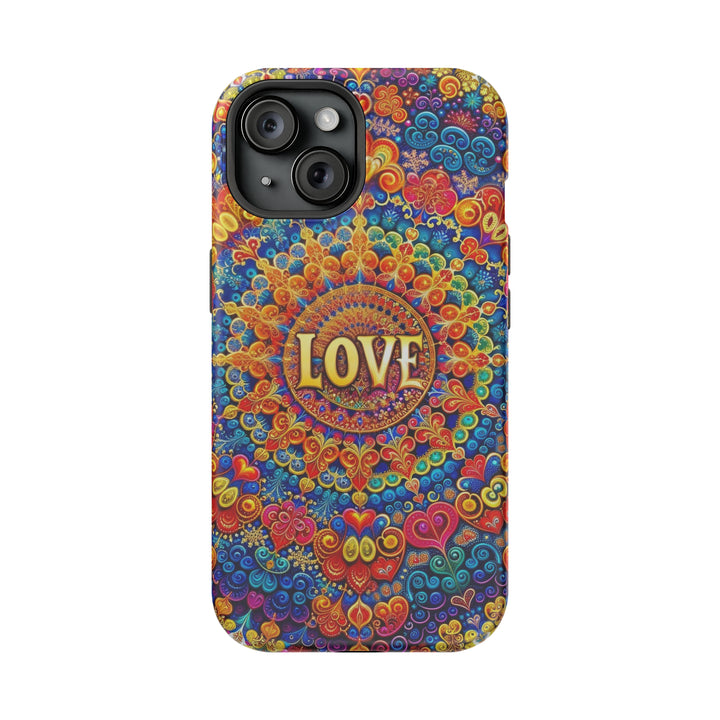 Vibrant Love Mandala - MagSafe Tough Case