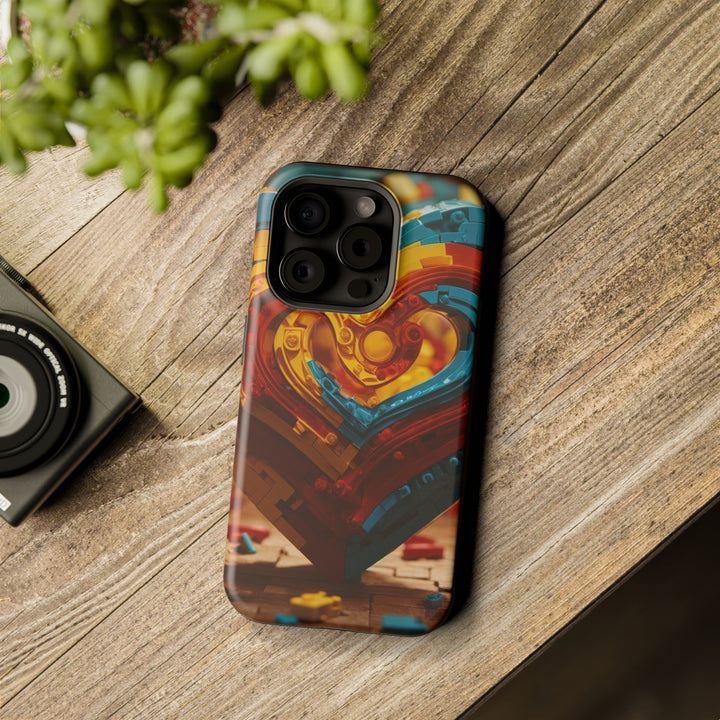Colorful Heart Construction - MagSafe Tough Case