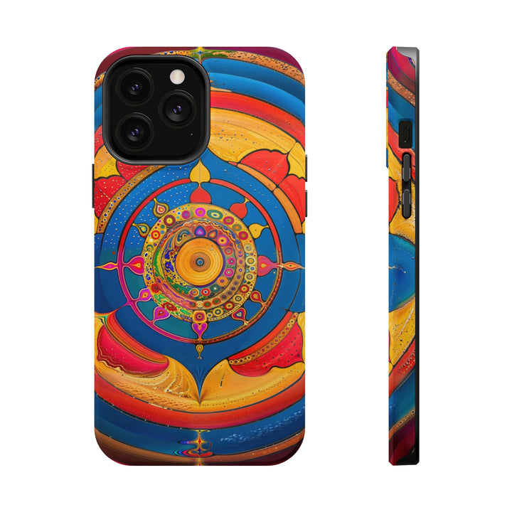 Vibrant Cosmic Spiral - MagSafe Tough Case