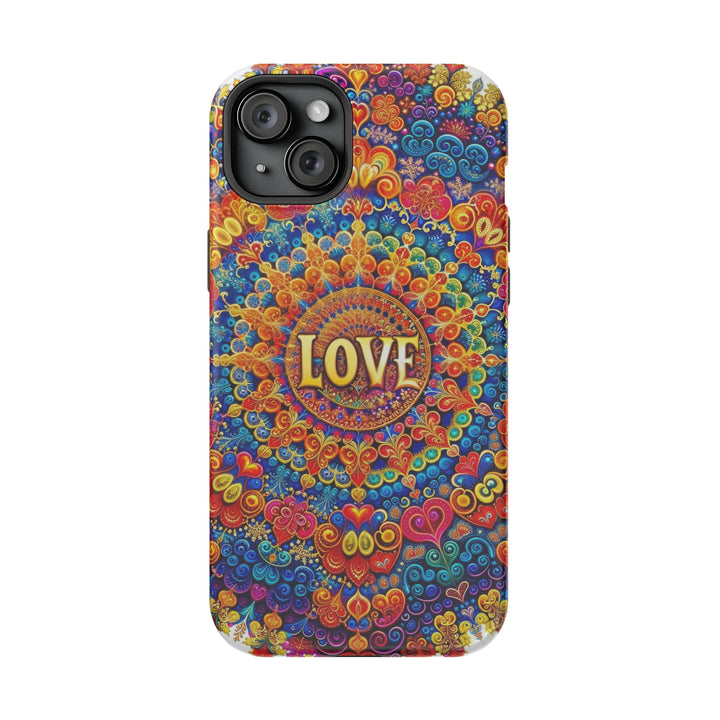 Vibrant Love Mandala - MagSafe Tough Case