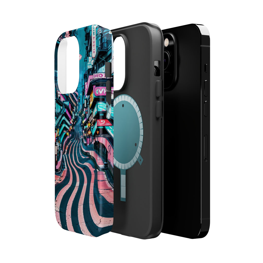 Vibrant Urban Waves - MagSafe Tough Case