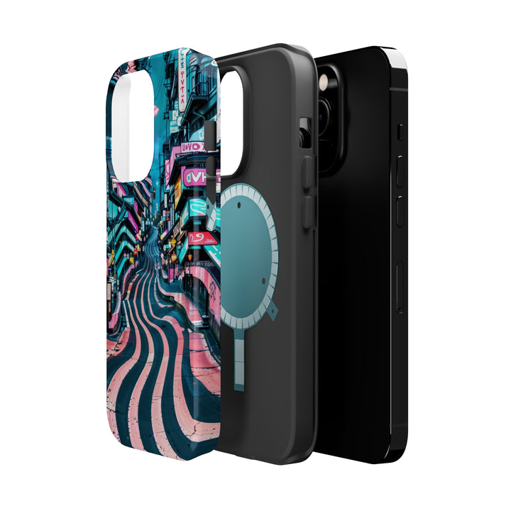 Vibrant Urban Waves - MagSafe Tough Case