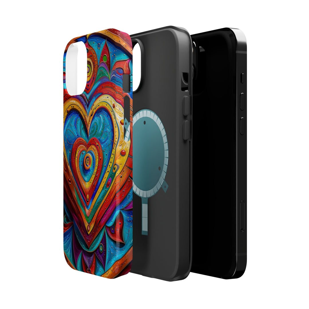 Vibrant Love Spiral - MagSafe Tough Case