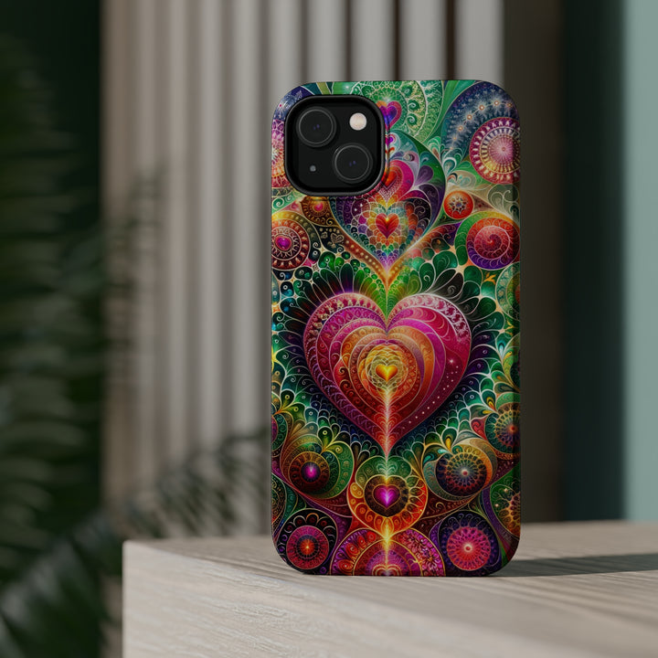 Kaleidoscopic Heart Symphony - MagSafe Tough Case