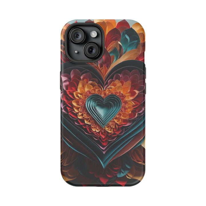 Multilayered Floral Heart - MagSafe Tough Case