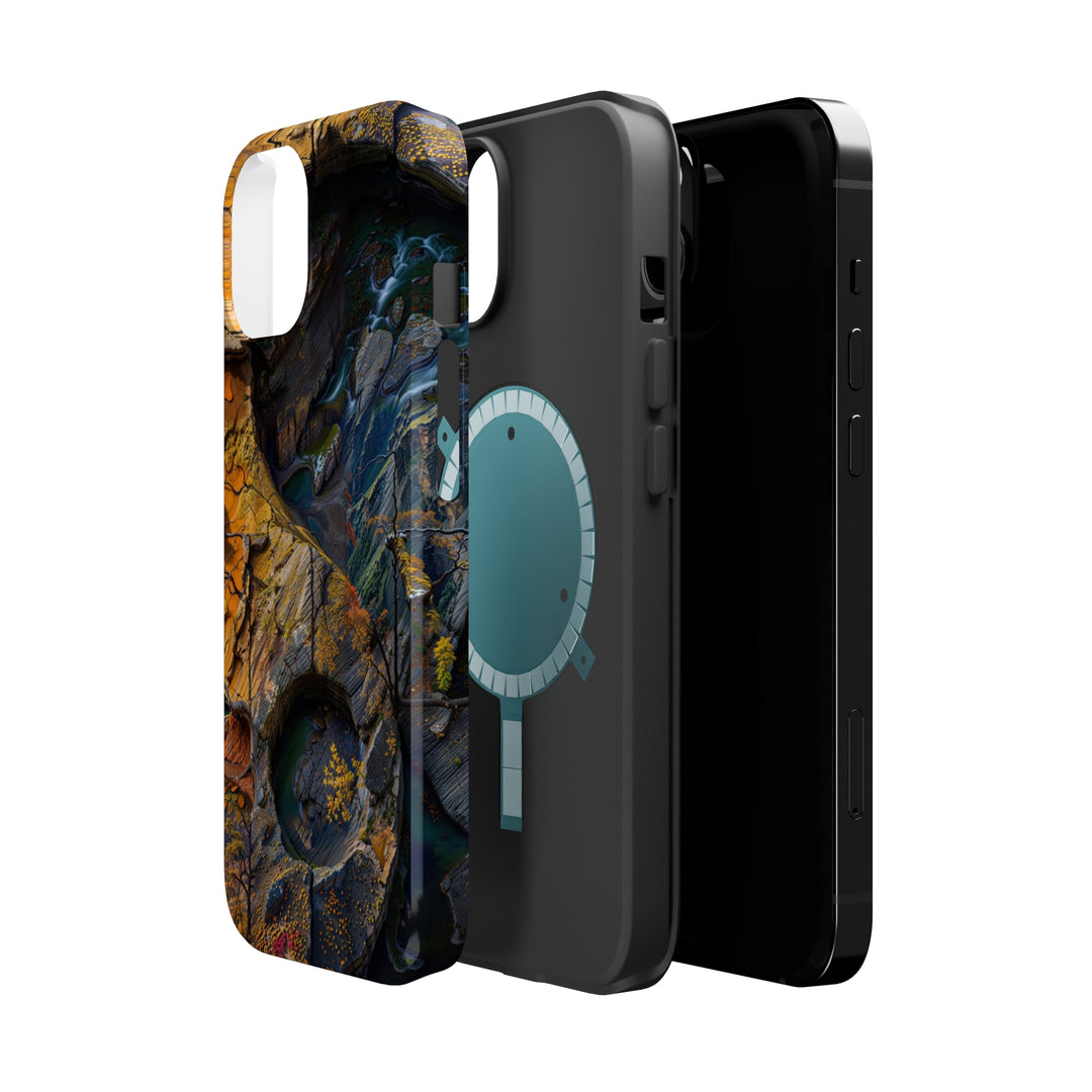 Autumn Geometric Contrast - MagSafe Tough Case