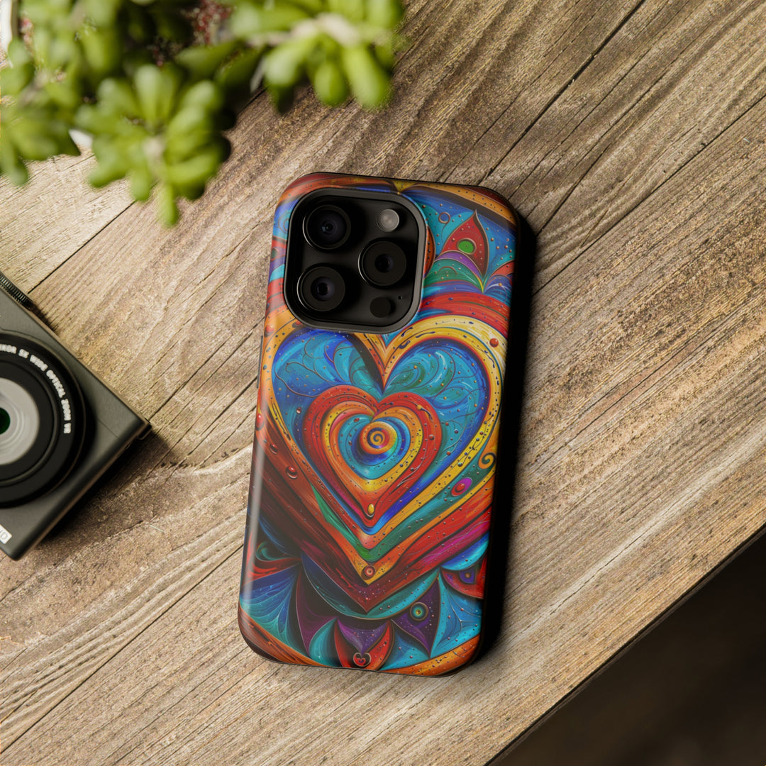 Vibrant Love Spiral - MagSafe Tough Case