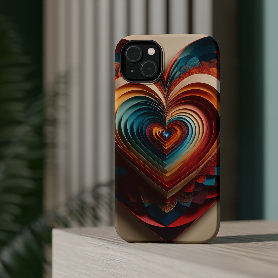 Vibrant Paper Heart - MagSafe Tough Case