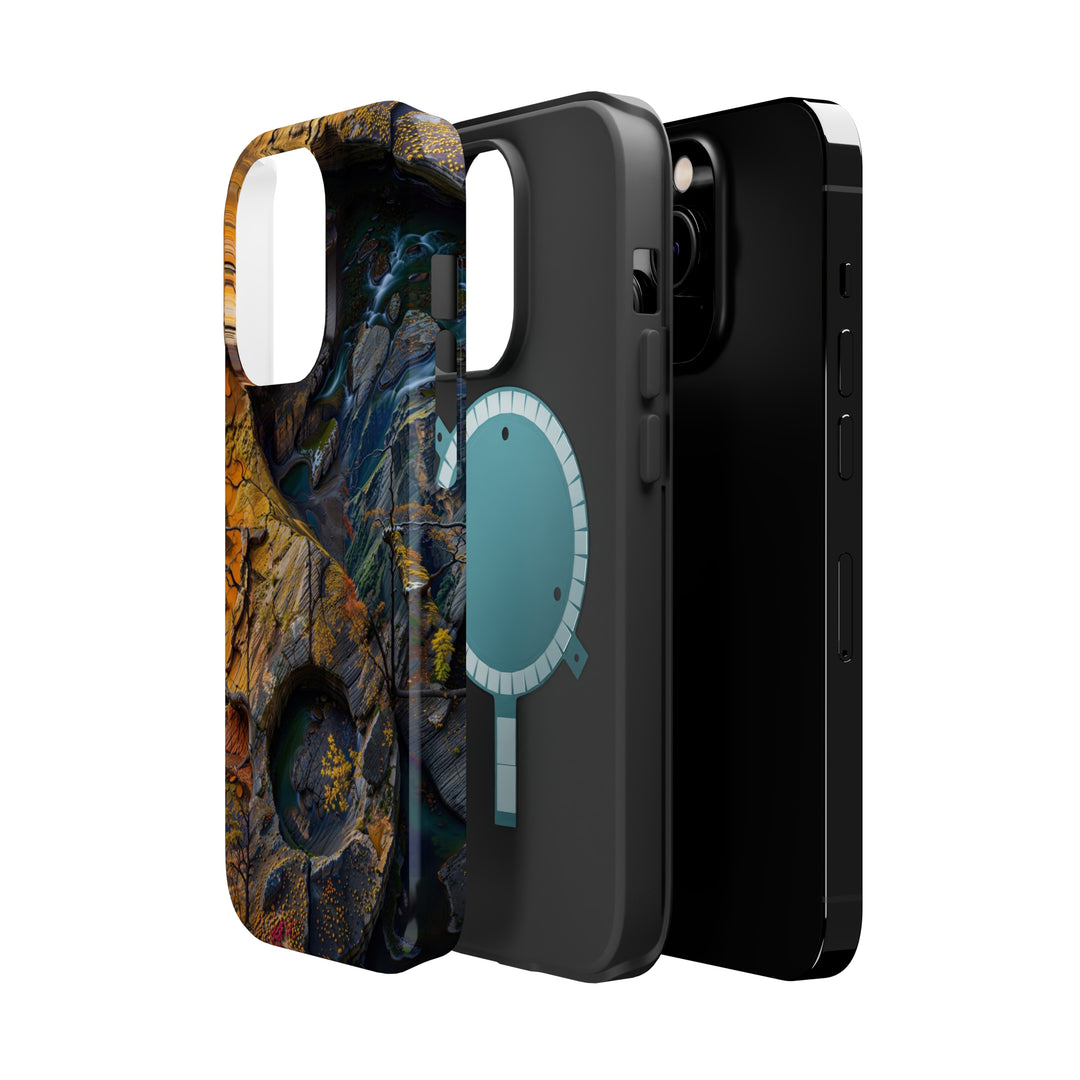 Autumn Geometric Contrast - MagSafe Tough Case