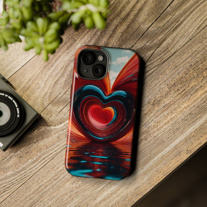 Swirling Heart Reflection - MagSafe Tough Case