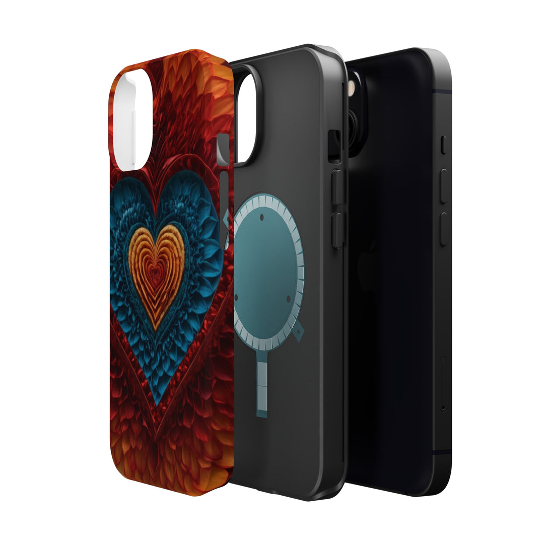 Vibrant Heart Layers - MagSafe Tough Case