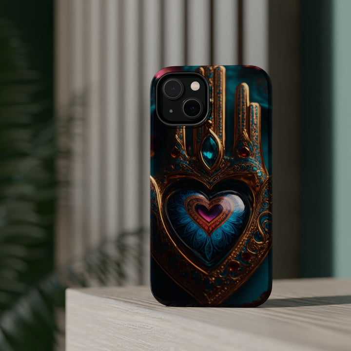 Mystical Heart Hamsa - MagSafe Tough Case