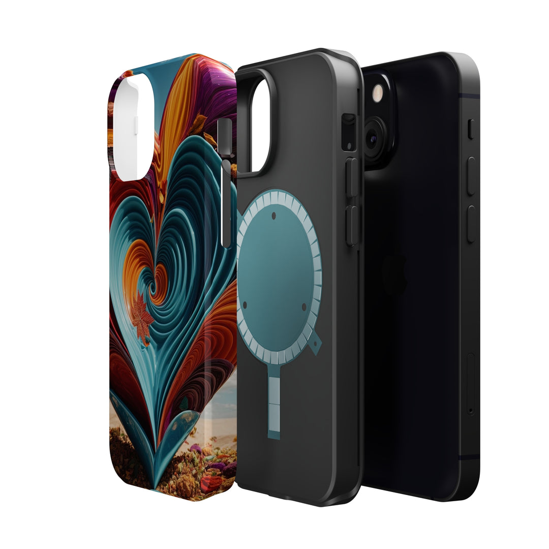 Vibrant Heart Spiral - MagSafe Tough Case